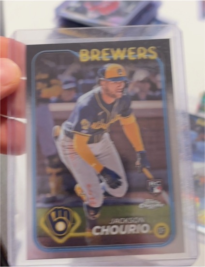 2024 Topps Chrome #161 Jackson Chourio — front