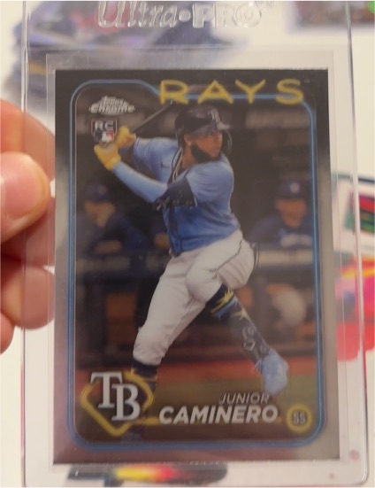 2024 Topps Chrome #213 Junior Caminero — front