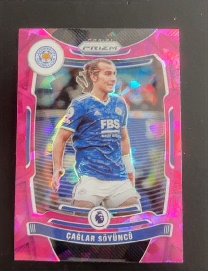 2021-22 Panini Prizm Premier League #18 Çağlar Söyüncü — front