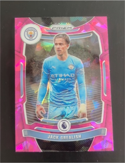 2021-22 Panini Prizm Premier League #6 Jack Grealish — front