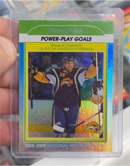 2008-2009 Upper Deck Power-Play Goals Thomas Vanek — front