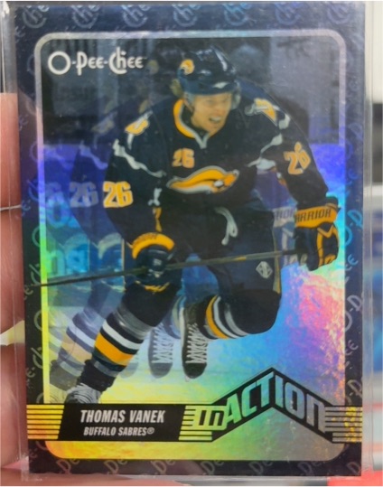 2007-08 O-Pee-Chee In Action #IA9 Thomas Vanek — front