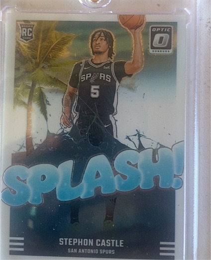 2024-25 Panini Donruss Optic #14 Stephon Castle Splash RC — front