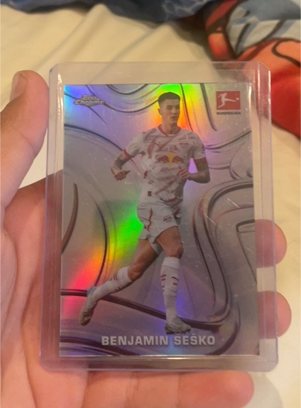 2025 Topps Chrome Bundesliga #62 Benjamin Sesko — front