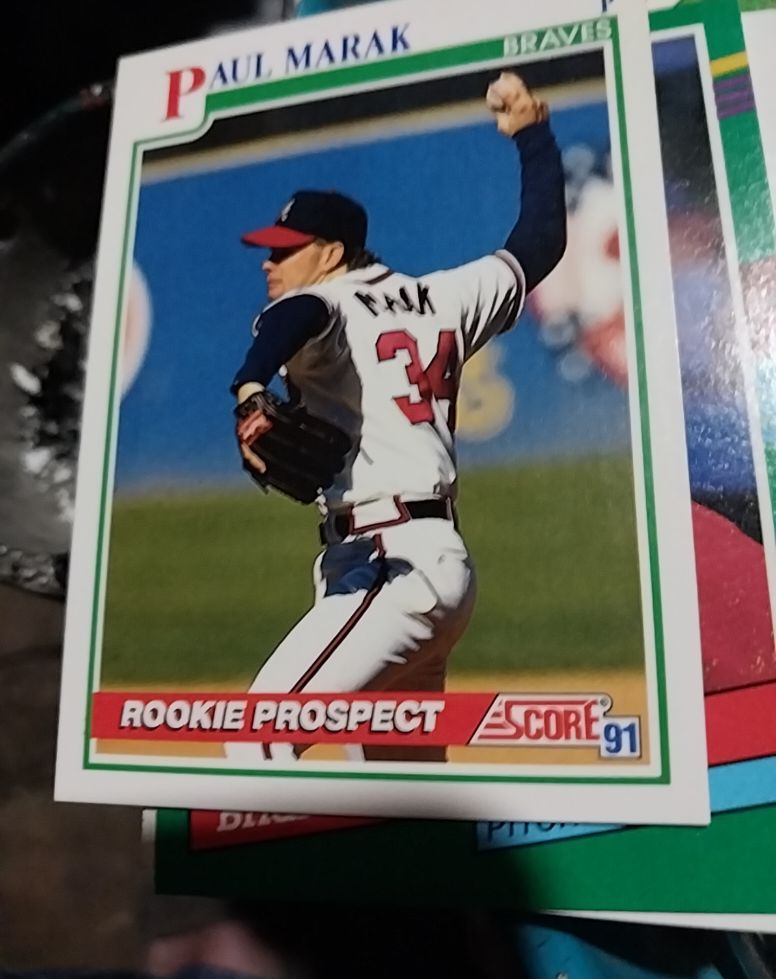 1991 Score #712 Paul Marak — front