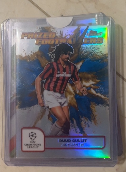 2024-25 Topps Finest UEFA Prized Footballers #PF-8 Ruud Gullit — front