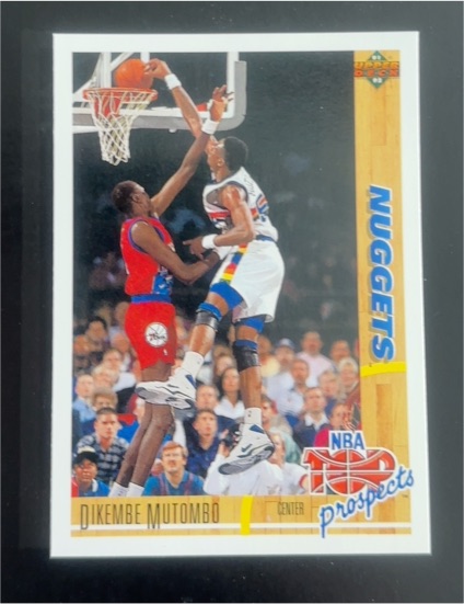 1991-92 Upper Deck #446 Dikembe Mutombo — front