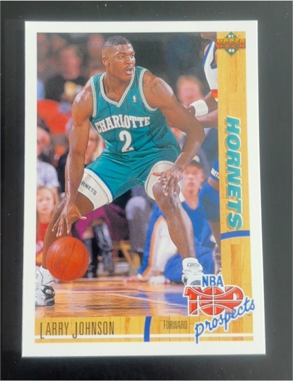 1991-92 Upper Deck #445 Larry Johnson — front
