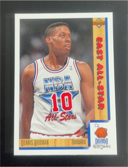 1991-92 Upper Deck #457 Dennis Rodman East All-Star — front
