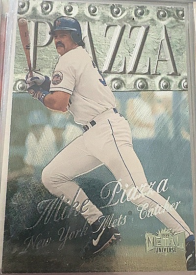 1999 Skybox Metal Universe #195 Mike Piazza — front