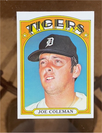 1972 Topps #640 Joe Coleman — front