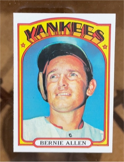 1972 Topps #644 Bernie Allen — front