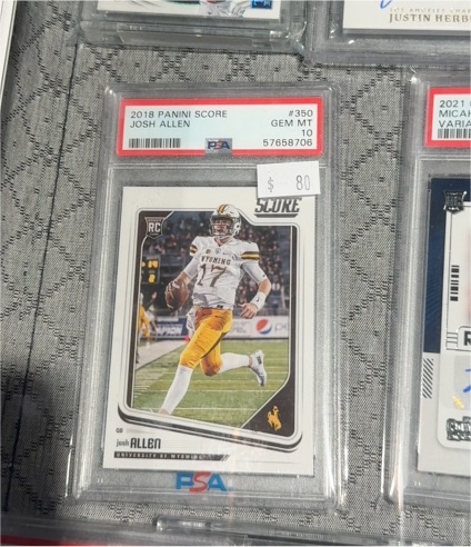 2018 Panini Score #350 Josh Allen — front