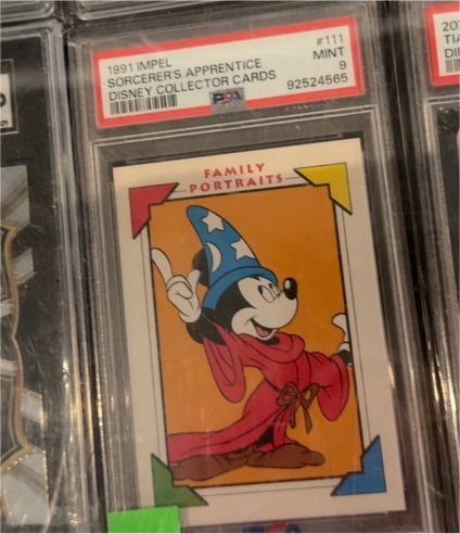 1991 Impel Disney Collector #111 Sorcerer's Apprentice Mickey Mouse — front
