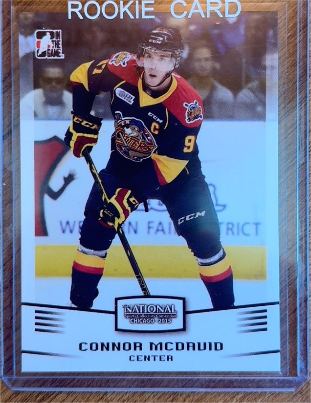 2015 In The Game The National #01 Connor McDavid — front