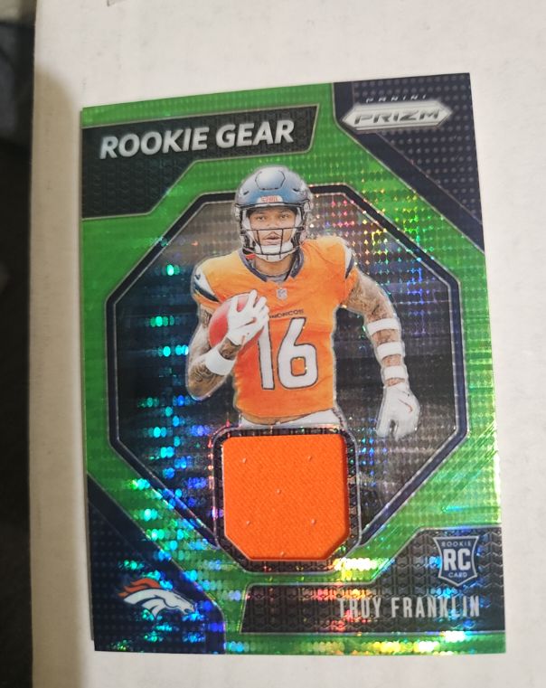 2024 Panini Prizm Rookie Gear #RG-TFN Troy Franklin — front