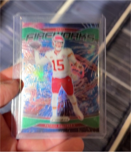 2024 Panini Prizm Fireworks #1 Patrick Mahomes II — front
