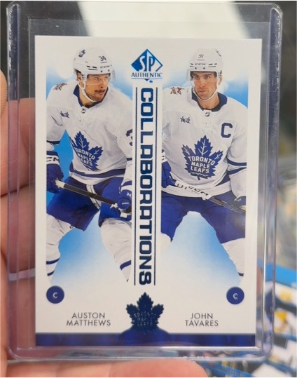 2023-24 Upper Deck SP Authentic #C-5 Auston Matthews / John Tavares Collaborations — front