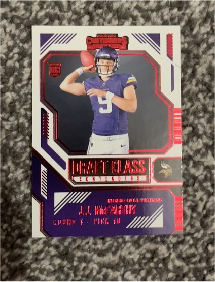 2024 Panini Contenders Draft Class Contenders #8 J.J. McCarthy — front