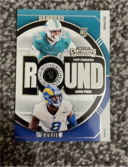 2024 Panini Contenders Football Round 1 #1 Chop Robinson / Jared Verse — front