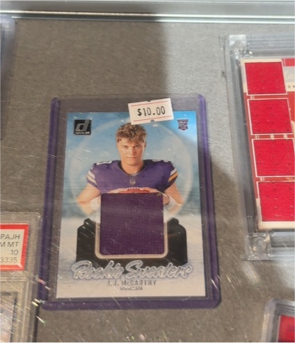 2024 Donruss Rookie Sweaters #RHS-JJM J. J. McCarthy — front