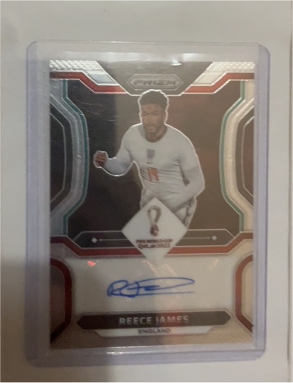 2022 Panini Prizm World Cup Signatures #S-RJ Reece James — front