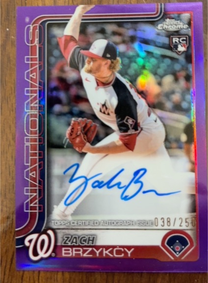 2025 Topps Chrome #RA-ZB Zach Brzykcy — front