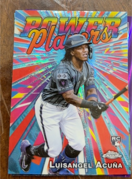 2025 Topps Chrome #PP-24 Luisangel Acuña Power Players — front
