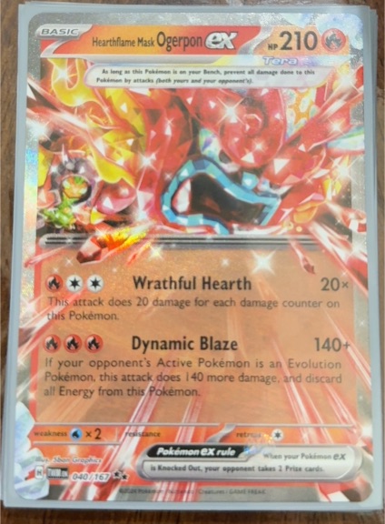 2024 Pokémon SV06: Twilight Masquerade #040 Hearthflame Mask Ogerpon ex — front