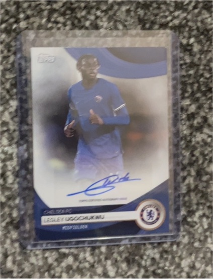 2023-24 Topps Chelsea Lesley Ugochukwu Auto — front