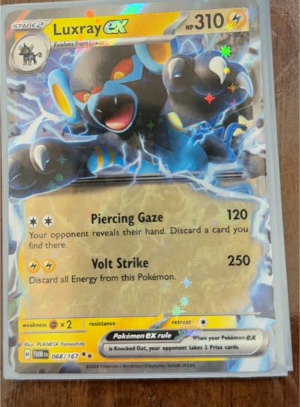 2024 Pokémon TCG Scarlet & Violet Twilight Masquerade #068 Luxray ex — front