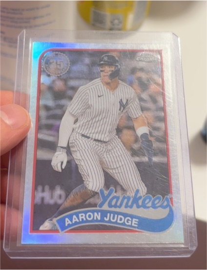 2024 Topps Chrome 1989 Topps Baseball #89CB-2 Aaron Judge — front