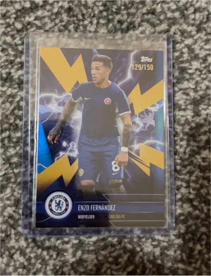 2023-24 Topps Chelsea #129/150 Enzo Fernández — front