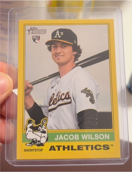 2025 Topps Heritage #15 Jacob Wilson — front