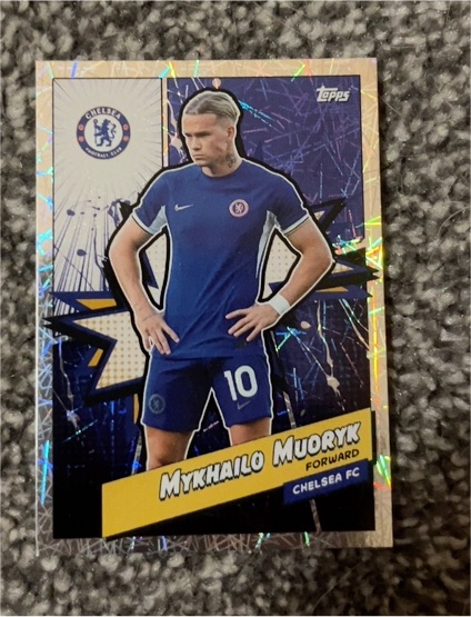 2023 Topps Chelsea FC Mykhailo Muoryk — front