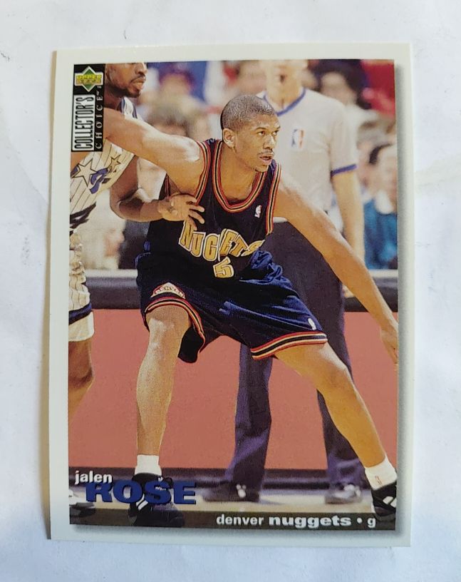 1995-96 Upper Deck Collector's Choice #268 Jalen Rose — front