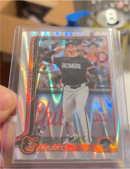 2025 Topps Chrome #120 Coby Mayo — front