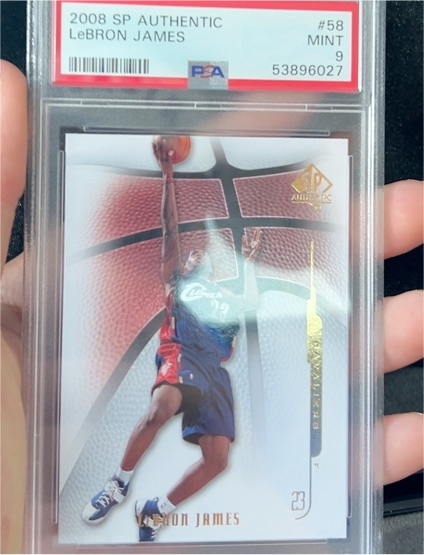2008 Upper Deck SP Authentic #58 LeBron James — front