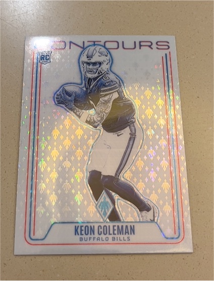 2024 Panini Phoenix Contours #CON-KCN Keon Coleman — front