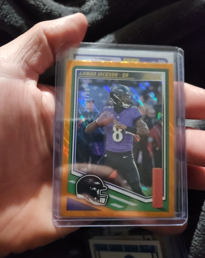 2025 Panini Score #75 Lamar Jackson — front