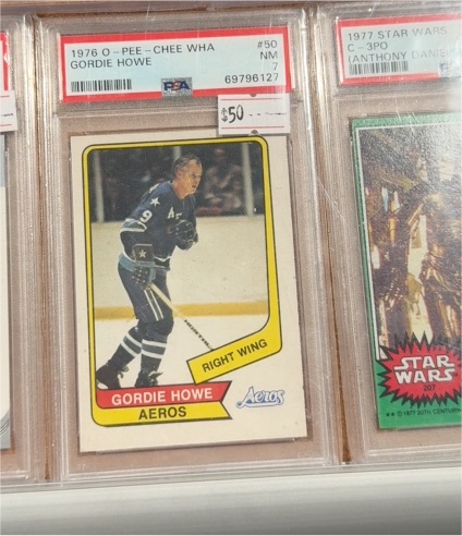 1976 O-Pee-Chee WHA #50 Gordie Howe — front