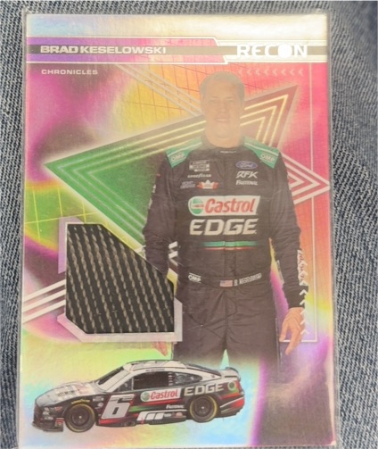2023 Panini Chronicles Recon Jumbo Materials #RJ-BK Brad Keselowski — front