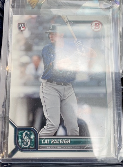 2022 Bowman #49 Cal Raleigh — front