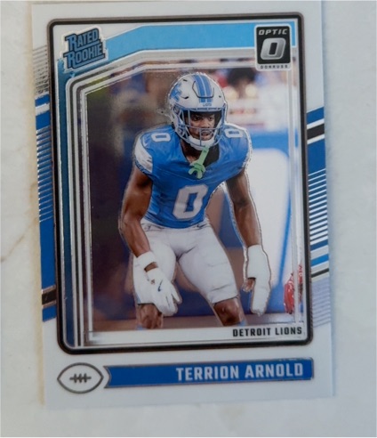 2024 Donruss Optic #290 Terrion Arnold — front