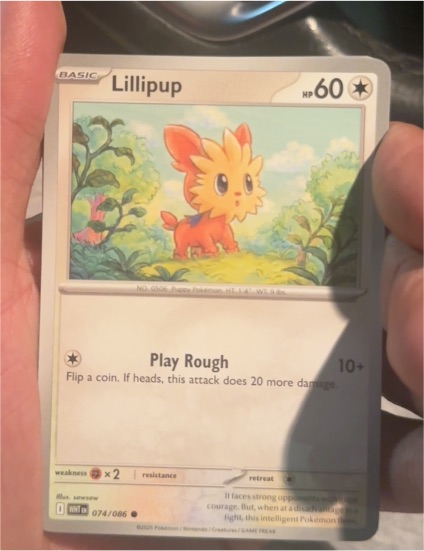 2021 Pokémon SV: White Flare #074 Lillipup — front