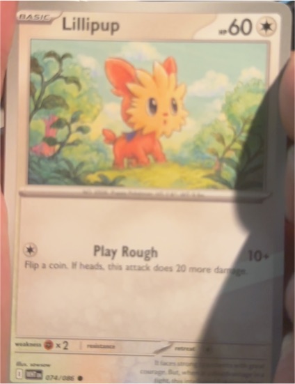 2025 Pokémon Scarlet & Violet White Flare #074 Lillipup — front