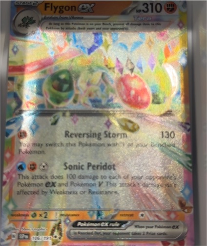 2022 Pokemon TCG SV08: Surging Sparks #106 Flygon ex — front