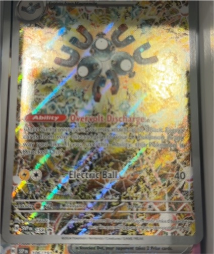 2024 Pokemon Scarlet & Violet Surging Sparks #159 Magneton Black Star Promo — front