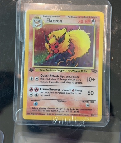 1999 Pokémon Jungle #19 Flareon — front