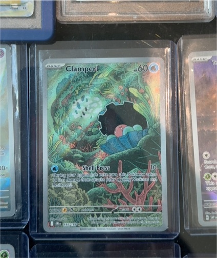 2025 Pokémon TCG Destined Rivals #195/182 Clamperl Illustration Rare — front